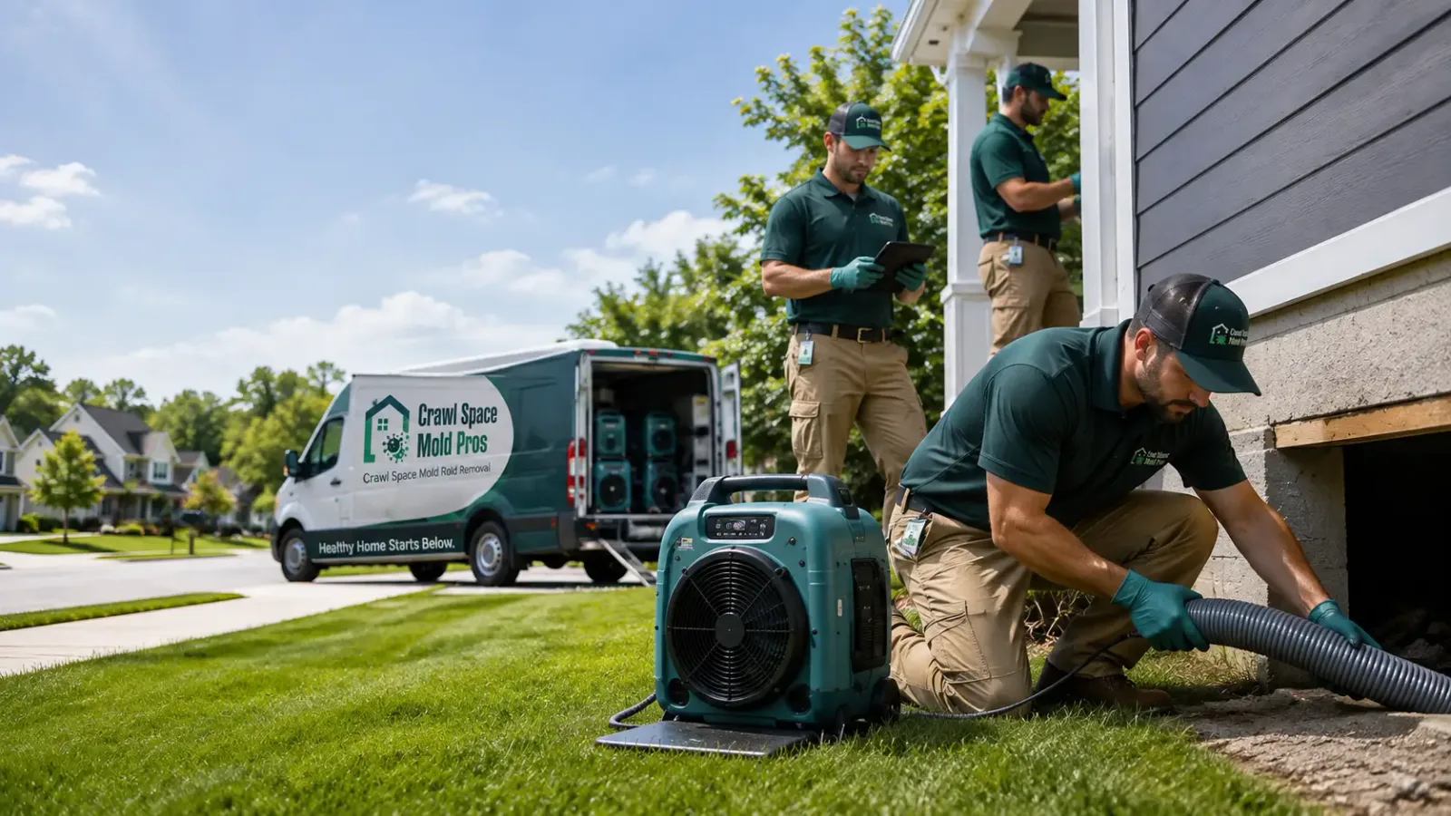 Crawl Space Mold Removal in Wickliffe, OH